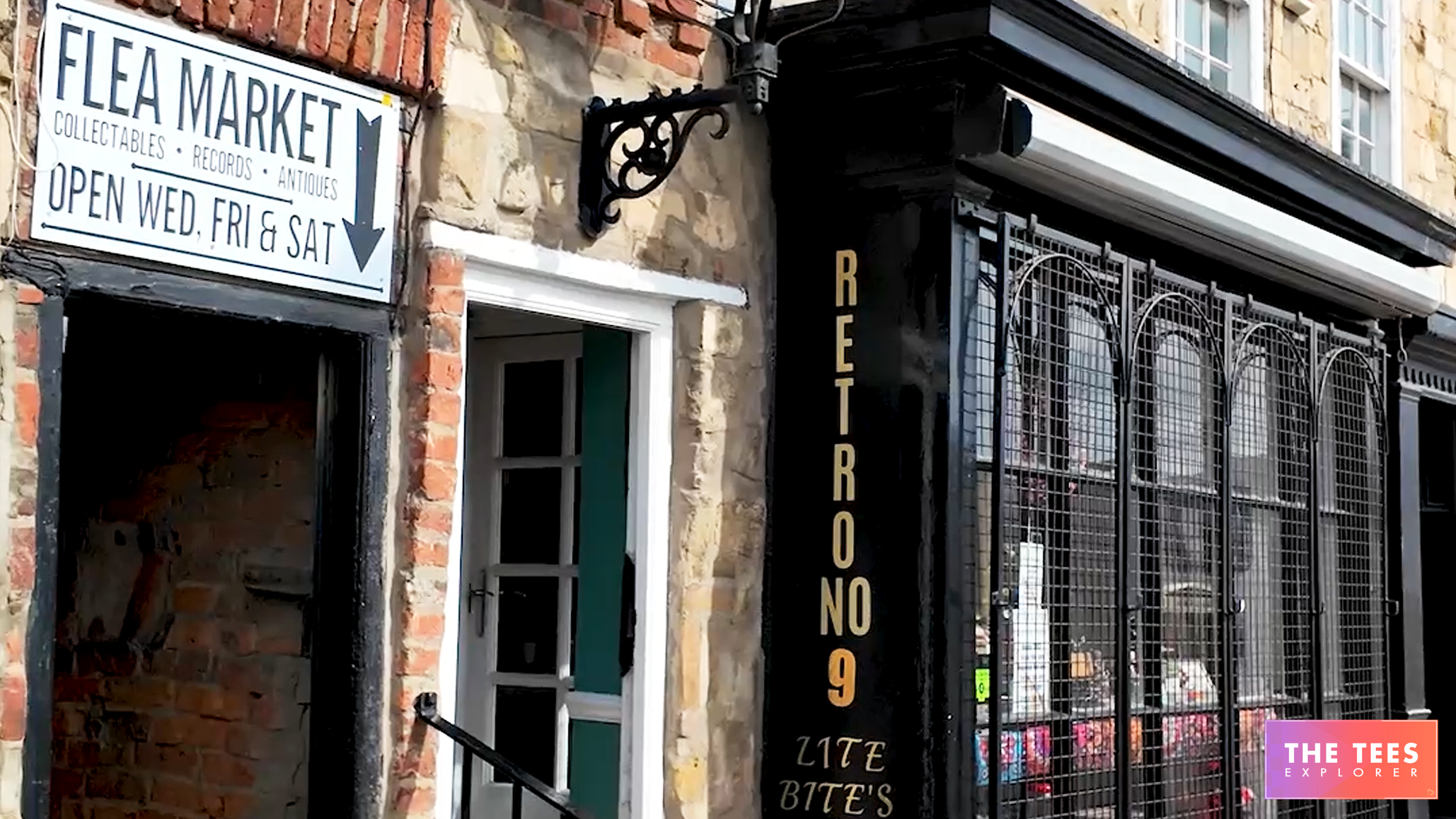 Stockton Retro Cafe – Retro No9 – Flea Market – the tees explorer – Tees Vision Media