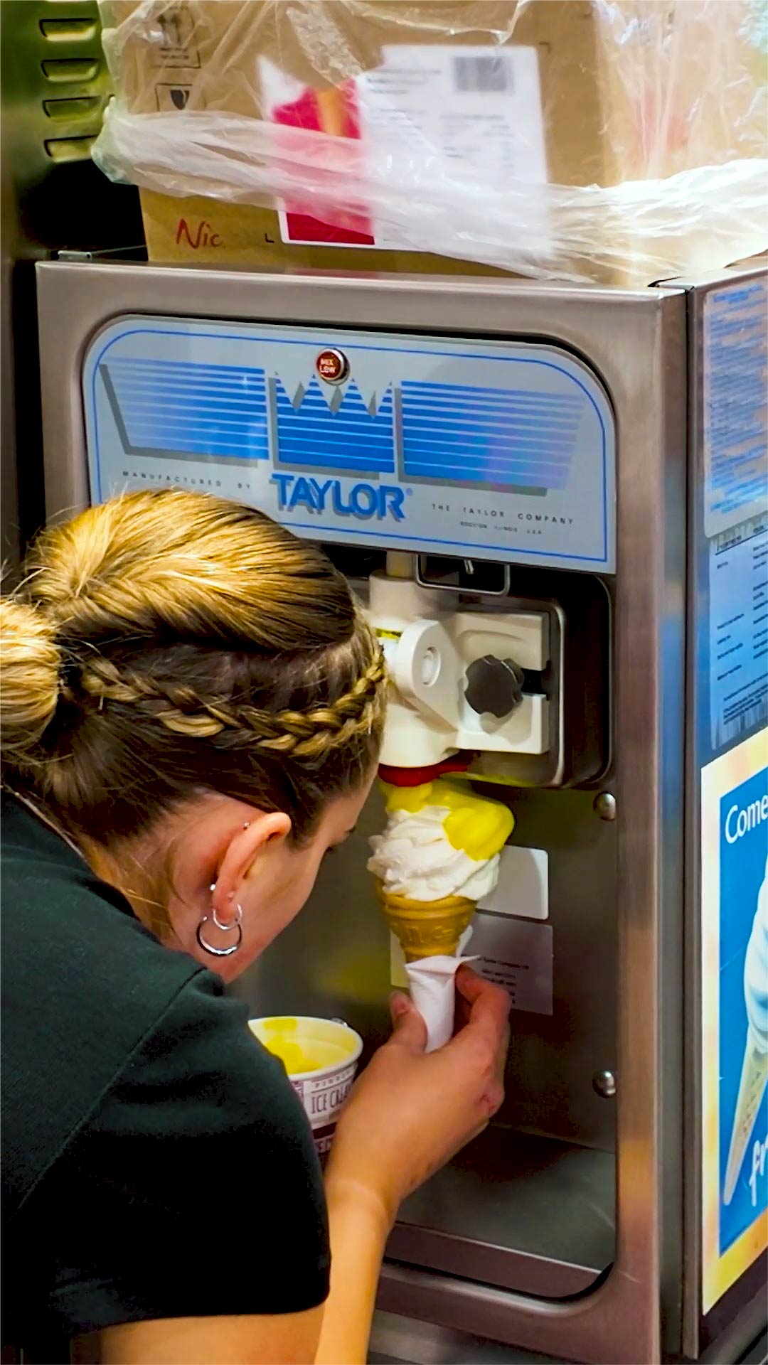 Seaton Carew – Lemon Top Being Made in Ice Cream Shop – Hartlepool – Tees Explorer by Tees Vision Media