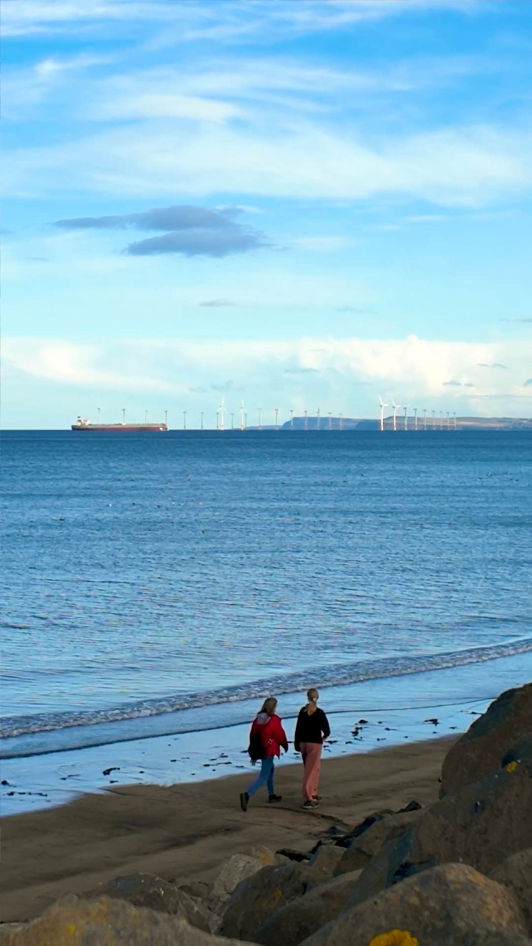 Seaton Carew – Seaton Beach With Ships Walk – Hartlepool – Tees Explorer by Tees Vision Media