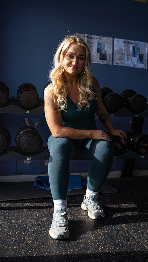 Natural lighting Photography Portait photos for personal trainer at Durham University Gym - Tees vision Media Production