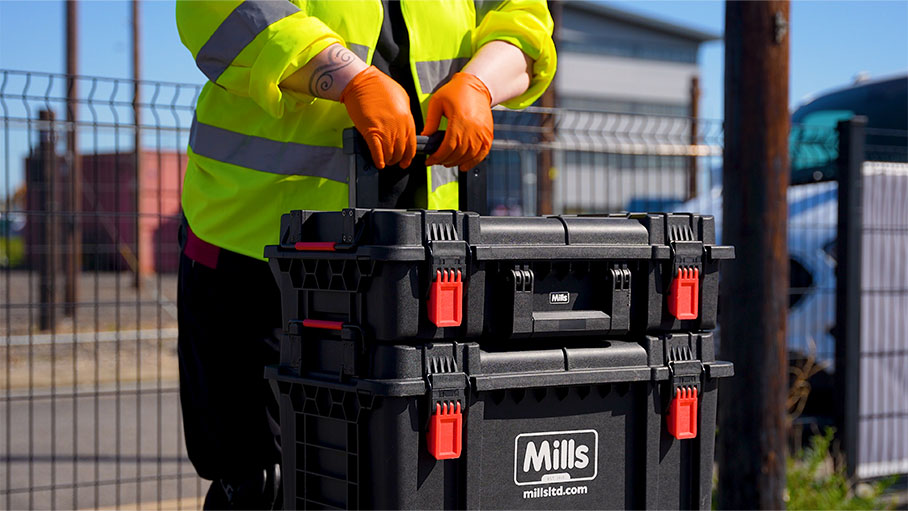 Commercial product photography captured on-location for a business product launch.