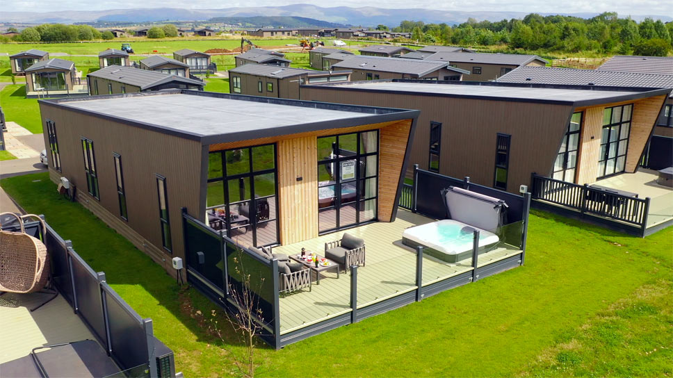 drone-shot-luxury-lodge-leisure-resorts-north-yorkshire